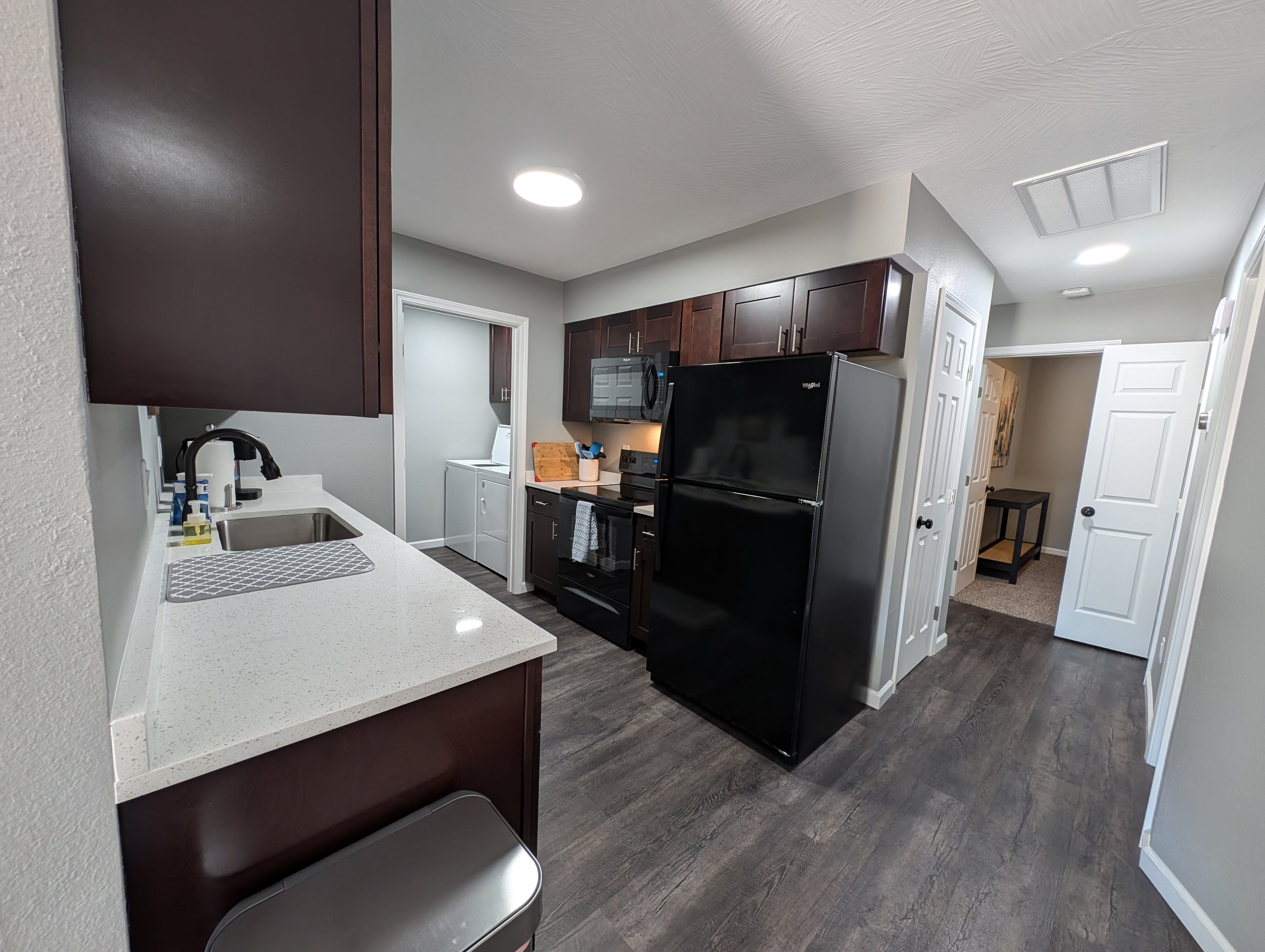 A furnished kitchen